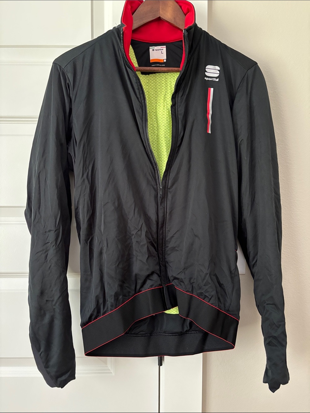 Sportful Men’s Cycling Jacket with Polartec Alpha Lining